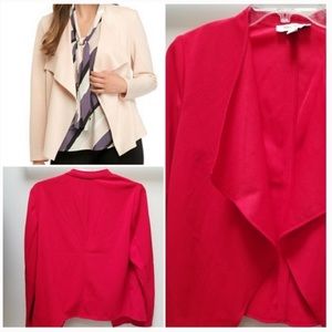Nine west sz small blazer crepe jacket red color brand new